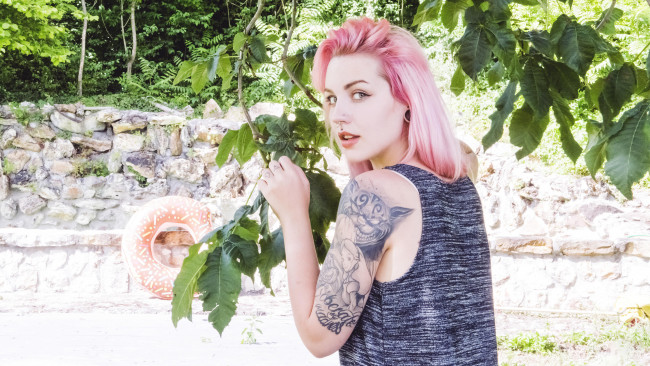 Обои картинки фото девушки, - рыжеволосые и разноцветные, eveowl