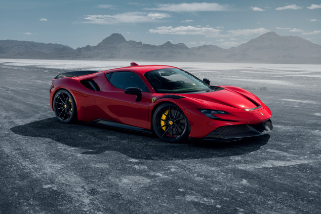 Обои картинки фото автомобили, ferrari, sf90, stradale, novitec, 2022