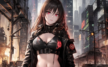 Картинка аниме город +улицы +интерьер +здания нейросети графика нейроарт ai art нейронные сети рисунки нейро искусство