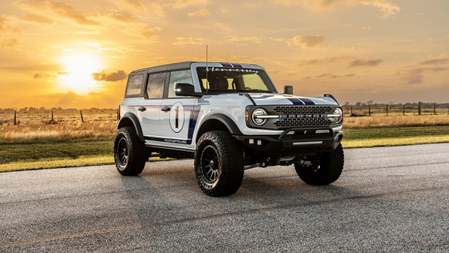 Обои картинки фото hennessey velociraptor 400 bronco 2022, автомобили, ford, hennessey, velociraptor, 400, bronco, джип, тюнинг