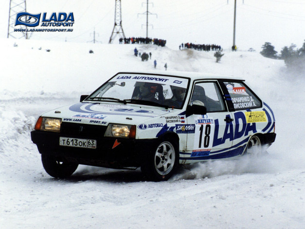 Обои картинки фото vaz, 2108, спорт, авторалли