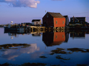 Картинка reflections of nova scotia города