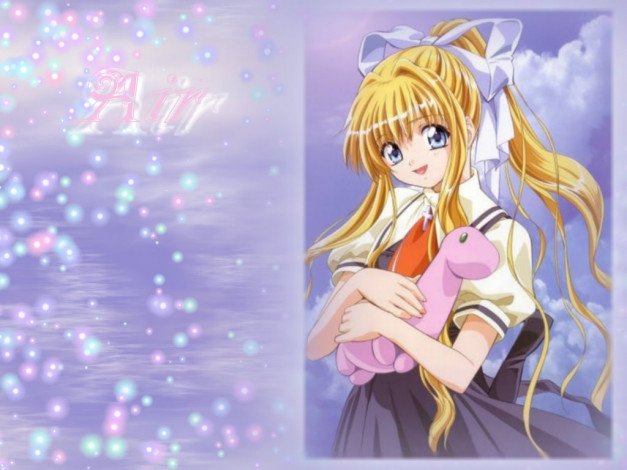 Обои картинки фото аниме, air