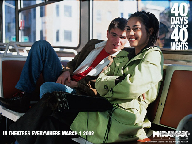 Обои картинки фото кино, фильмы, 40, days, and, nights