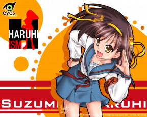 обоя аниме, the, melancholy, of, haruhi, suzumiya