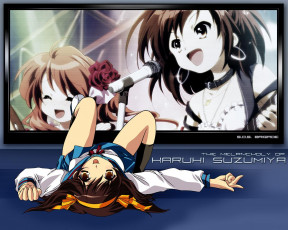 Картинка аниме the melancholy of haruhi suzumiya
