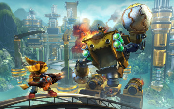 Картинка видео игры ratchet clank future tools of destruction