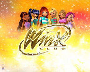 обоя winx, club, мультфильмы
