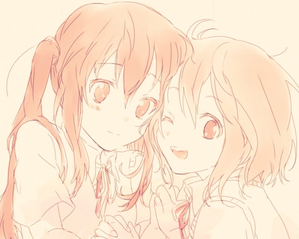 Обои картинки фото аниме, on