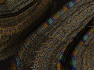 Картинка 3д графика fractal фракталы узор абстракция