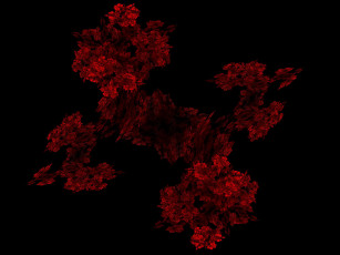 Картинка 3д графика fractal фракталы узор тёмный