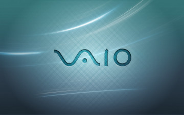 Картинка компьютеры vaio сетка синий логотип
