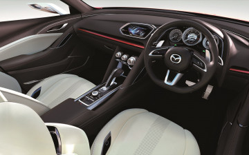Картинка mazda takeri 2011 автомобили спидометры торпедо салон сидене руль