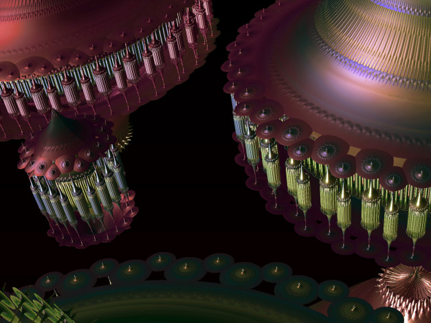 Обои картинки фото 3д, графика, fractal, фракталы, абстракция, узор