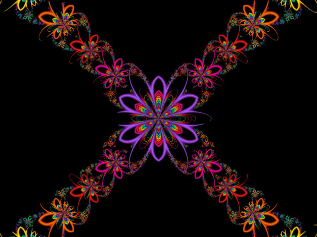 Обои картинки фото 3д, графика, fractal, фракталы, тёмный, узор