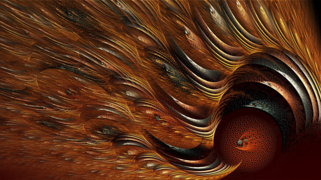 Обои картинки фото 3д, графика, fractal, фракталы, узор, тёмный