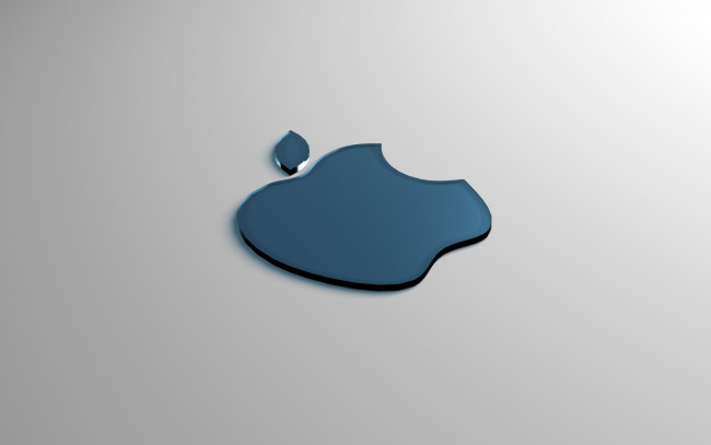 Обои картинки фото компьютеры, apple, логотип, яблоко