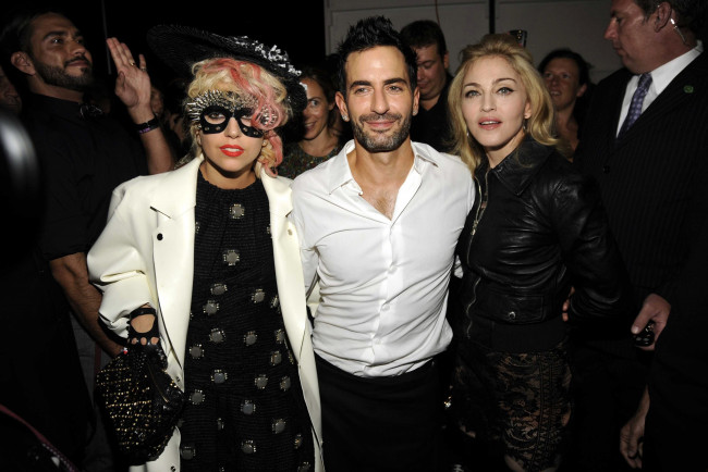 Обои картинки фото леди, гага, марк, джекобс, мадонна, разное, знаменитости, дизайнер, певицы