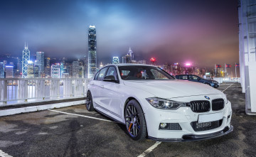 Картинка bmw f30 автомобили 3 hong kong china гонконг китай