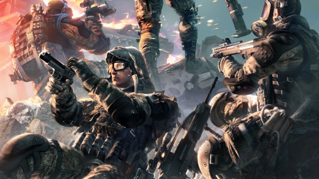 Обои картинки фото видео, игры, warface, солдаты, оружие