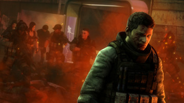 Картинка видео+игры resident+evil+6 солдаты resident evil 6 piers nivans capcom bsaa