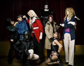 Картинка разное cosplay+ косплей клин любви смерть тетрадь смерти катце персонажи гай рауль ам рики Ясон минк