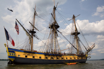 Картинка hermione корабли парусники фрегат