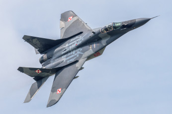 Картинка mig-29 авиация боевые+самолёты истребитель