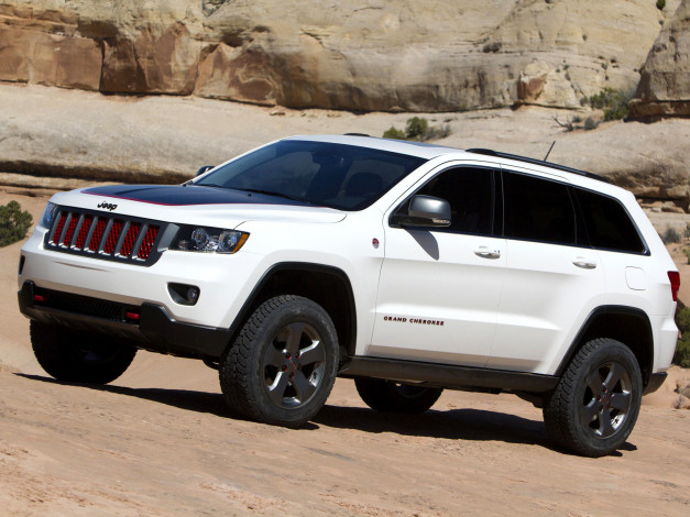 Обои картинки фото jeep grand cherokee trailhawk concept 2012, автомобили, jeep, grand, cherokee, trailhawk, concept, 2012