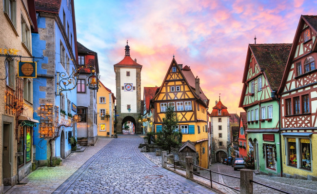 Обои картинки фото города, - улицы,  площади,  набережные, облака, дома, улица, германия