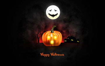 Картинка праздничные хэллоуин halloween тыква