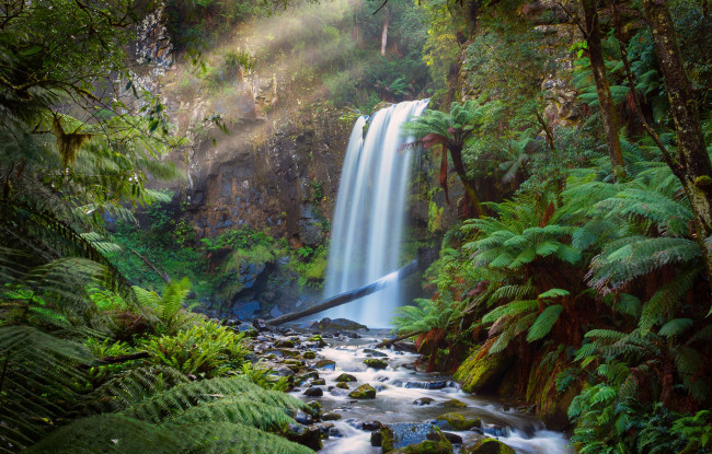 Обои картинки фото природа, водопады, простор