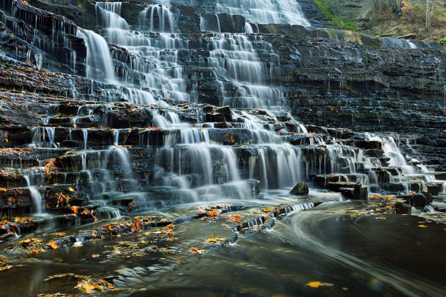 Обои картинки фото природа, водопады, простор