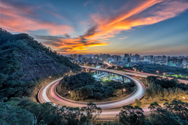 Обои картинки фото taiwan, города, тайбэй , тайвань,  китай, панорама