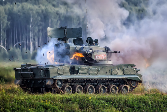 Обои картинки фото 2s6m tunguska, техника, военная техника, бронетехника