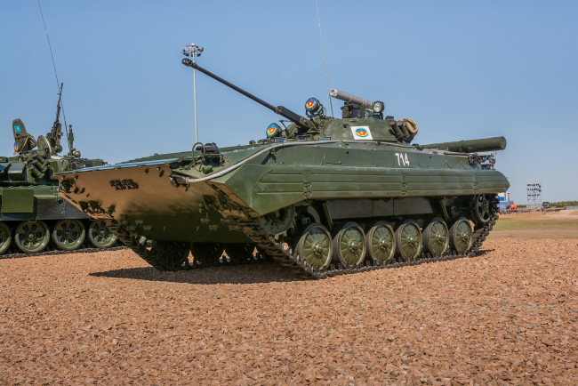 Обои картинки фото bmp-2, техника, военная техника, бронетехника