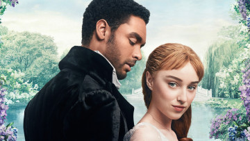 обоя кино фильмы, bridgerton , сериал, влюбленные