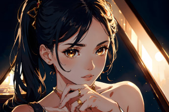 Картинка аниме unknown +другое+ нейросети графика нейроарт ai art нейронные сети рисунки нейро искусство