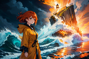 Картинка аниме пейзажи +природа нейросети графика нейроарт ai art нейронные сети рисунки нейро искусство