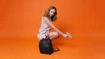 обоя девушки, - девушки с оружием, красивая, девушка