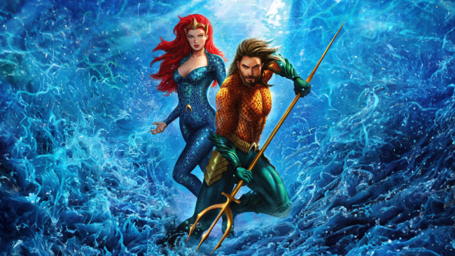 Обои картинки фото рисованное, кино,  мультфильмы, aquaman, and, the, lost, kingdom