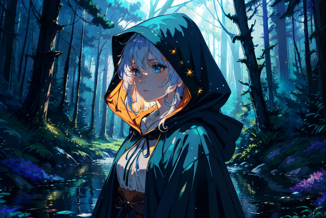 Обои картинки фото аниме, пейзажи,  природа, нейросети, графика, нейроарт, ai, art, нейронные, сети, рисунки, нейро, искусство