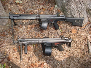 обоя father, and, son, оружие, пулемёты