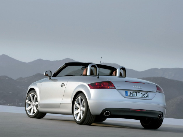 Обои картинки фото 2007audi, tt, roadster, автомобили, audi