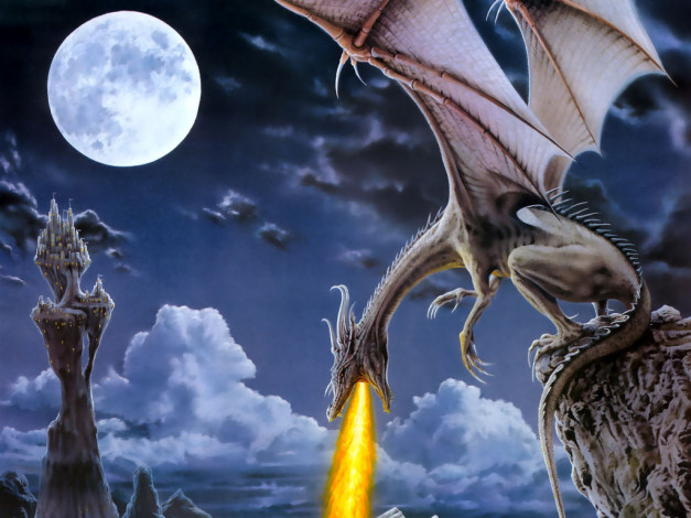 Обои картинки фото фэнтези, драконы