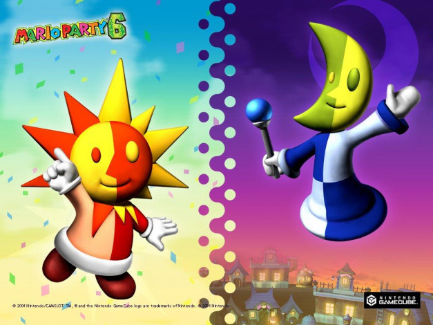 Обои картинки фото mario, party, видео, игры