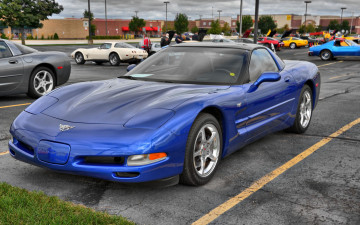 Картинка corvette автомобили выставки уличные фото
