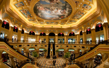 обоя интерьер, казино, торгово, развлекательные, центры