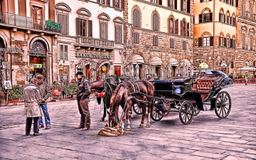 Картинка piazza della signoria florence italy города флоренция италия