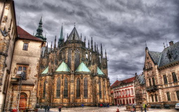 Картинка st veitsdom prague czech republic города прага Чехия